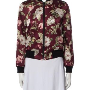 Alice and olivia reversible Floral Bomber Jacket